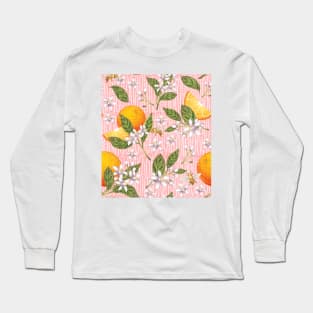 Ojai Oranges-Pink Moment Long Sleeve T-Shirt